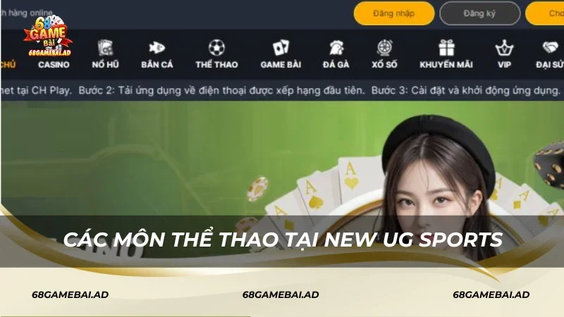 Các môn thể thao tại New UG Sports