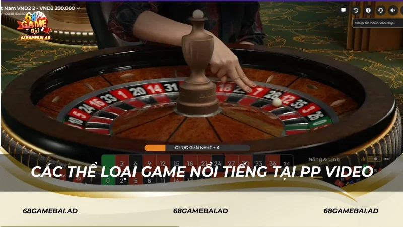 Các thể loại game nổi tiếng PP Video
